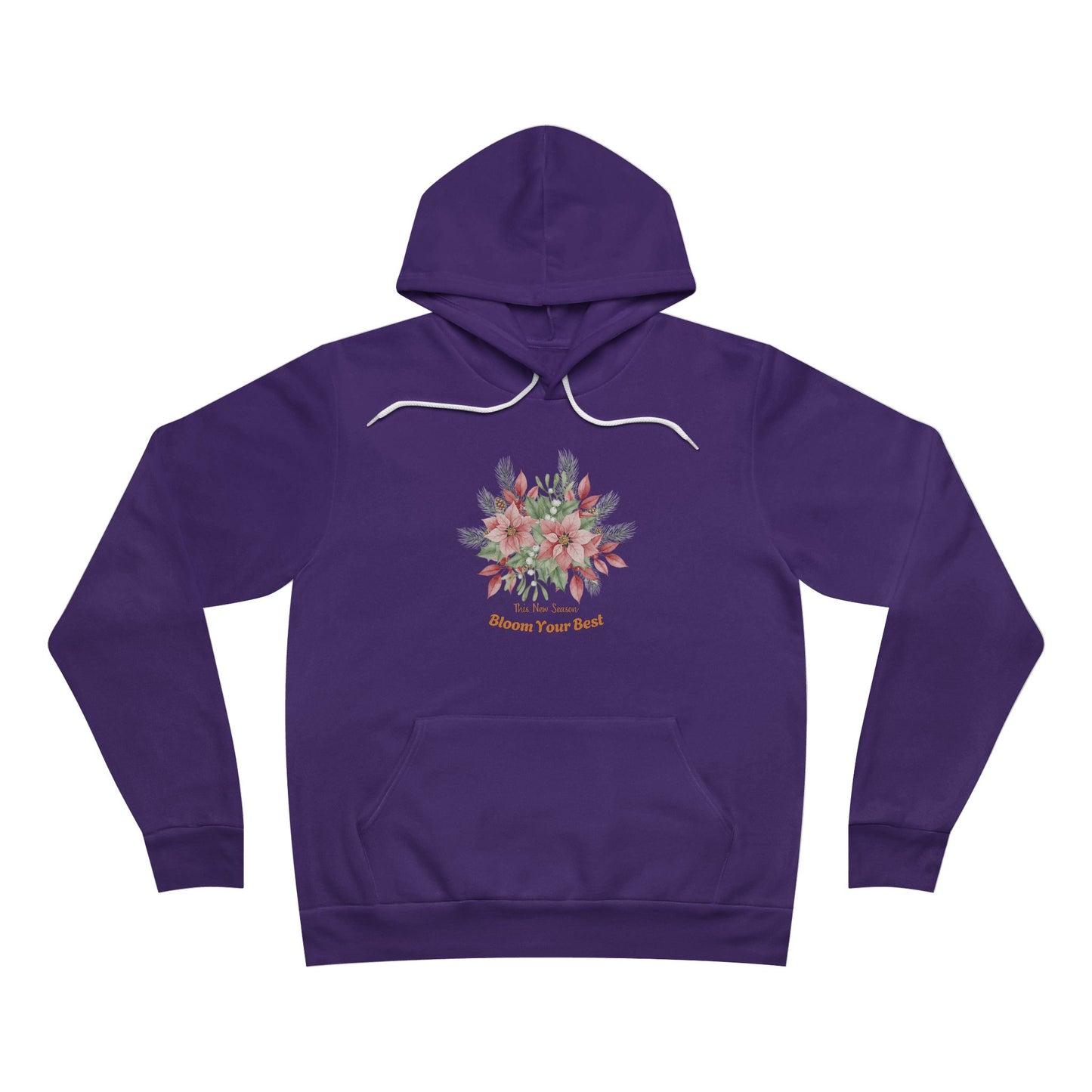 "This New Season – Bloom Your Best" Floral Hoodie