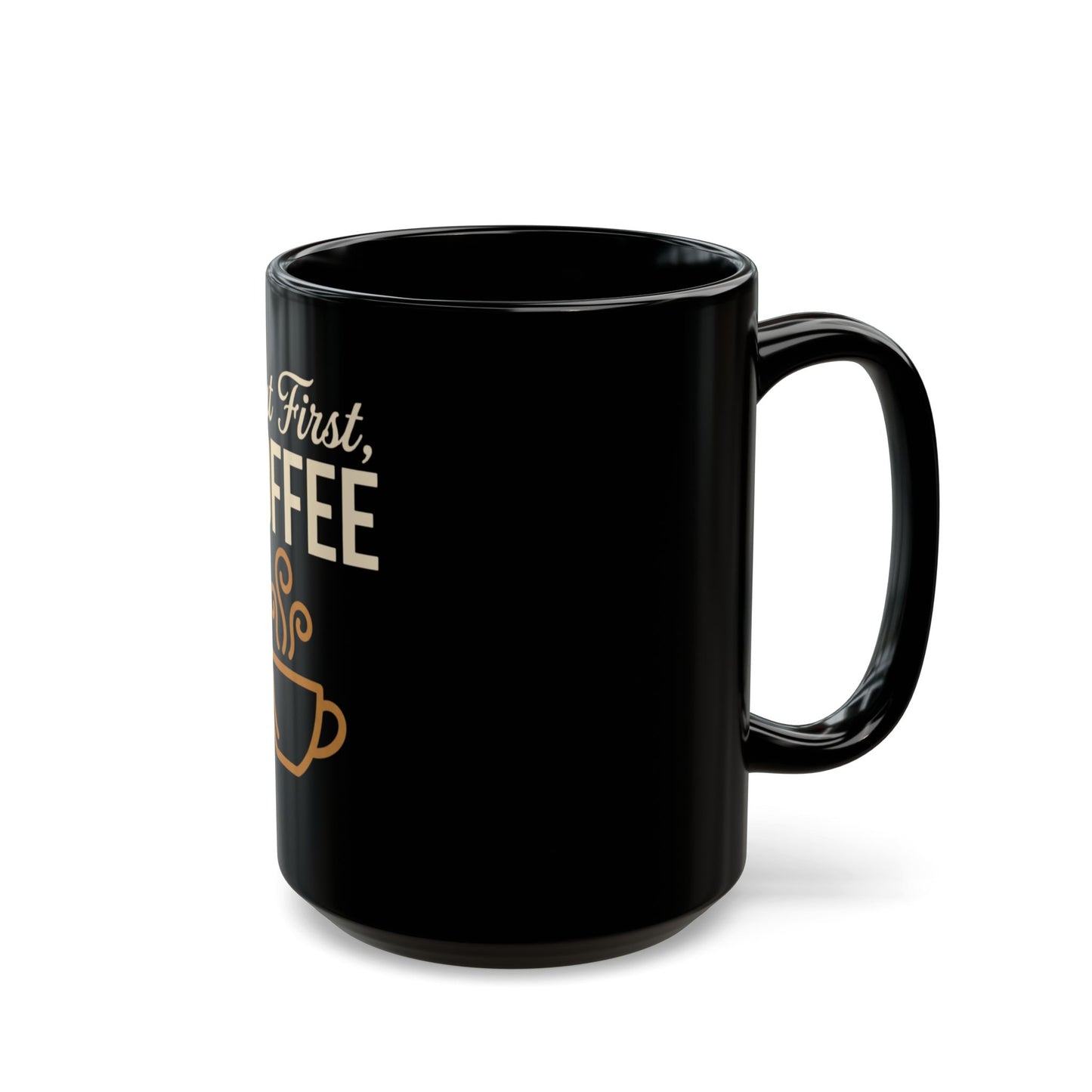 "But First, Coffee" – Minimalist Coffee Lover Mug