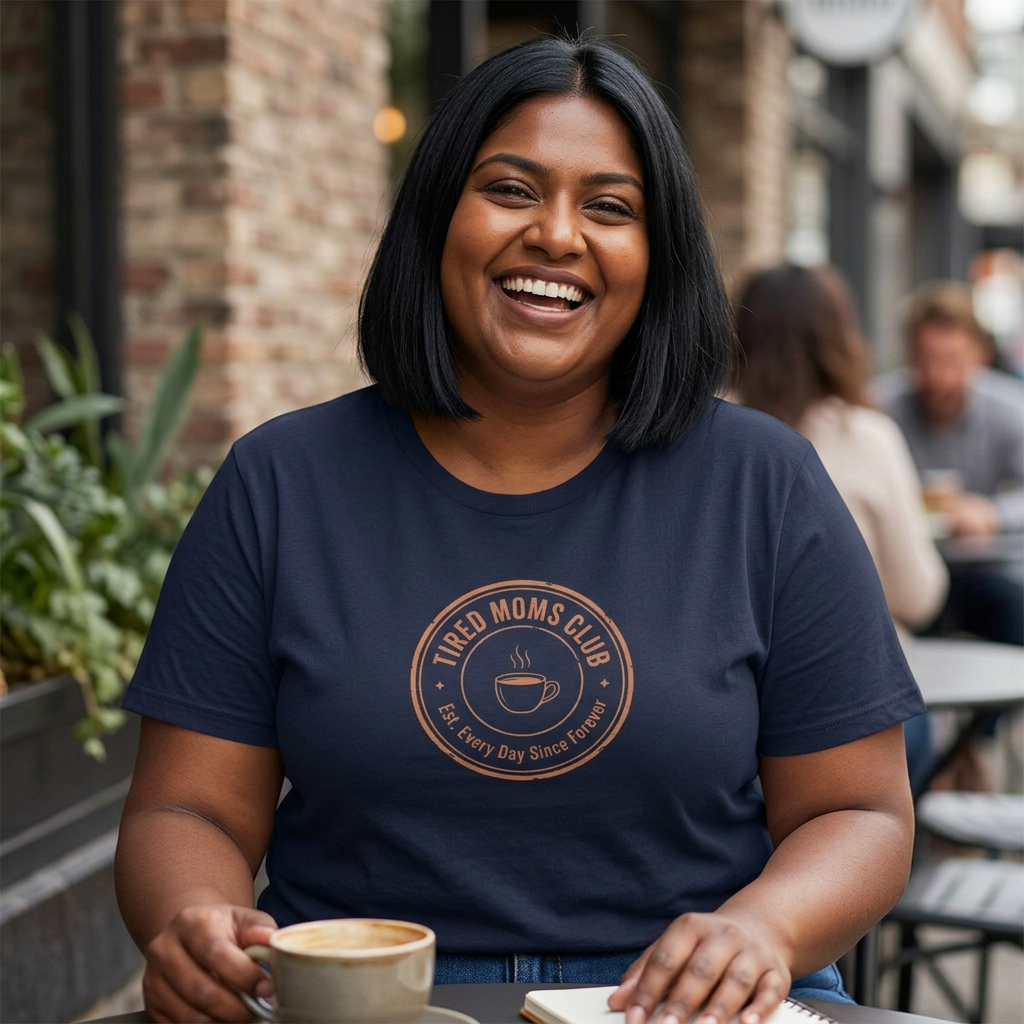 Tired Moms Club T-Shirt | Funny Mother's Day Tee | Relatable Mom Gift | Humor Mom Shirt | Gift from Kids
