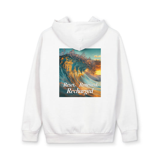 Reset. Renewed. Recharged.™ Hoodie | New Year Energy Statement Pullover