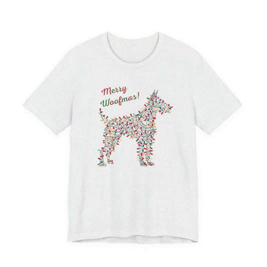 Merry Woofmas! Dog Christmas Lights T-Shirt