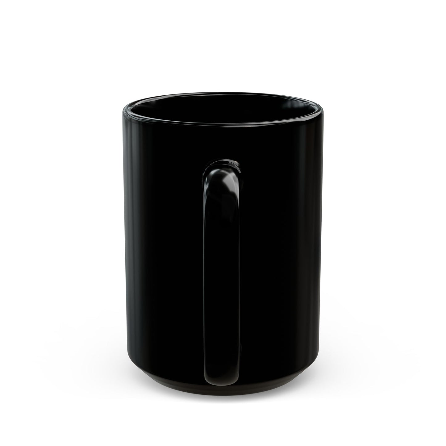 Merry Woofmas! Dog Christmas Mug — Black Center Design
