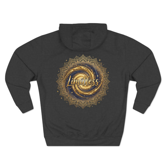 "Limitless" Hoodie | Back Print Inspirational Mandala Pullover