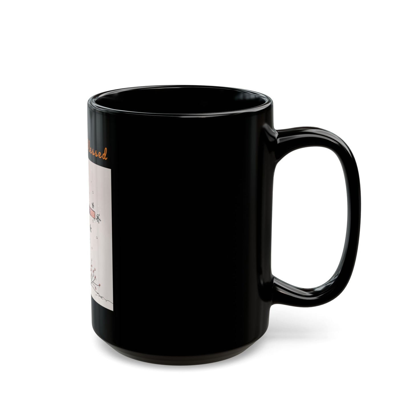 Toasty & Blessed – Christian Winter Mug - Black (11oz & 15oz)