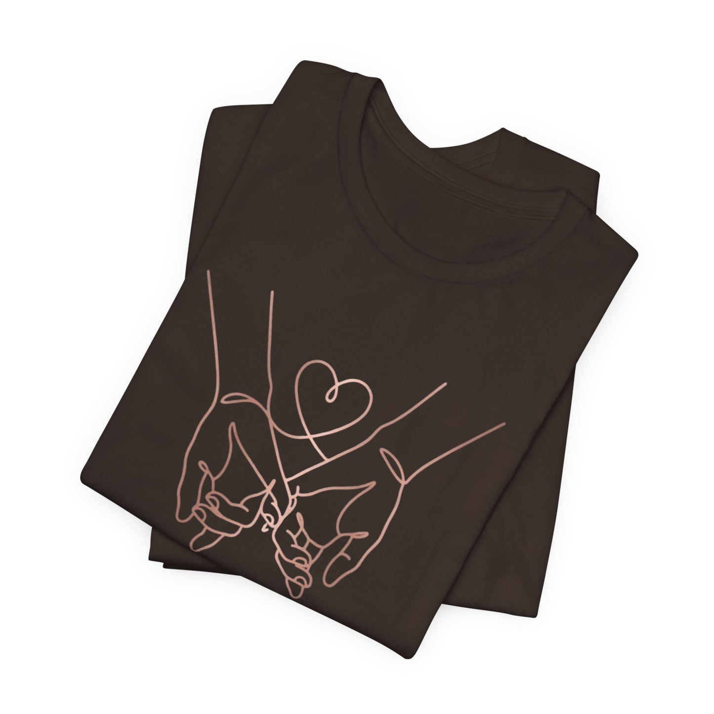 "Happily Ever After" Tee — Beautiful Line Art Love Bond