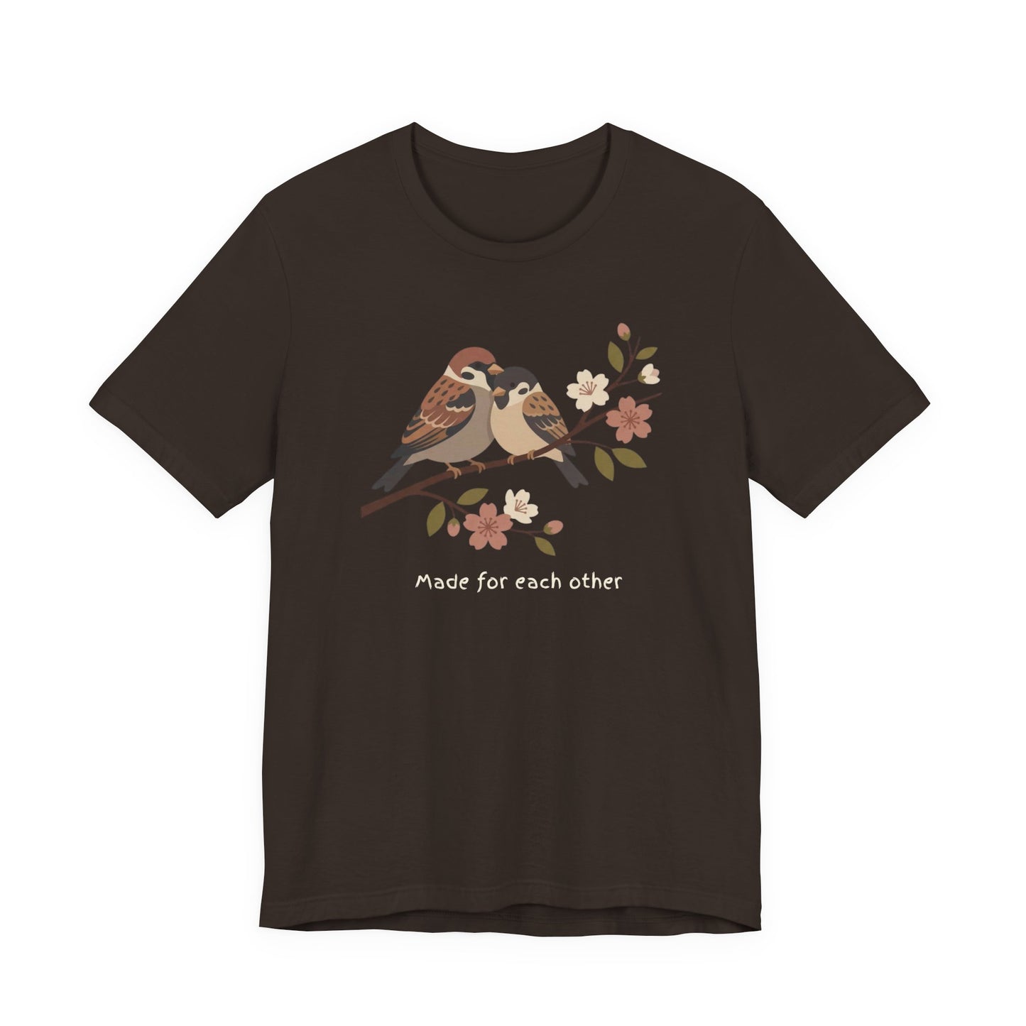 Made for Each Other Tee — Symbolic Expression with Birds