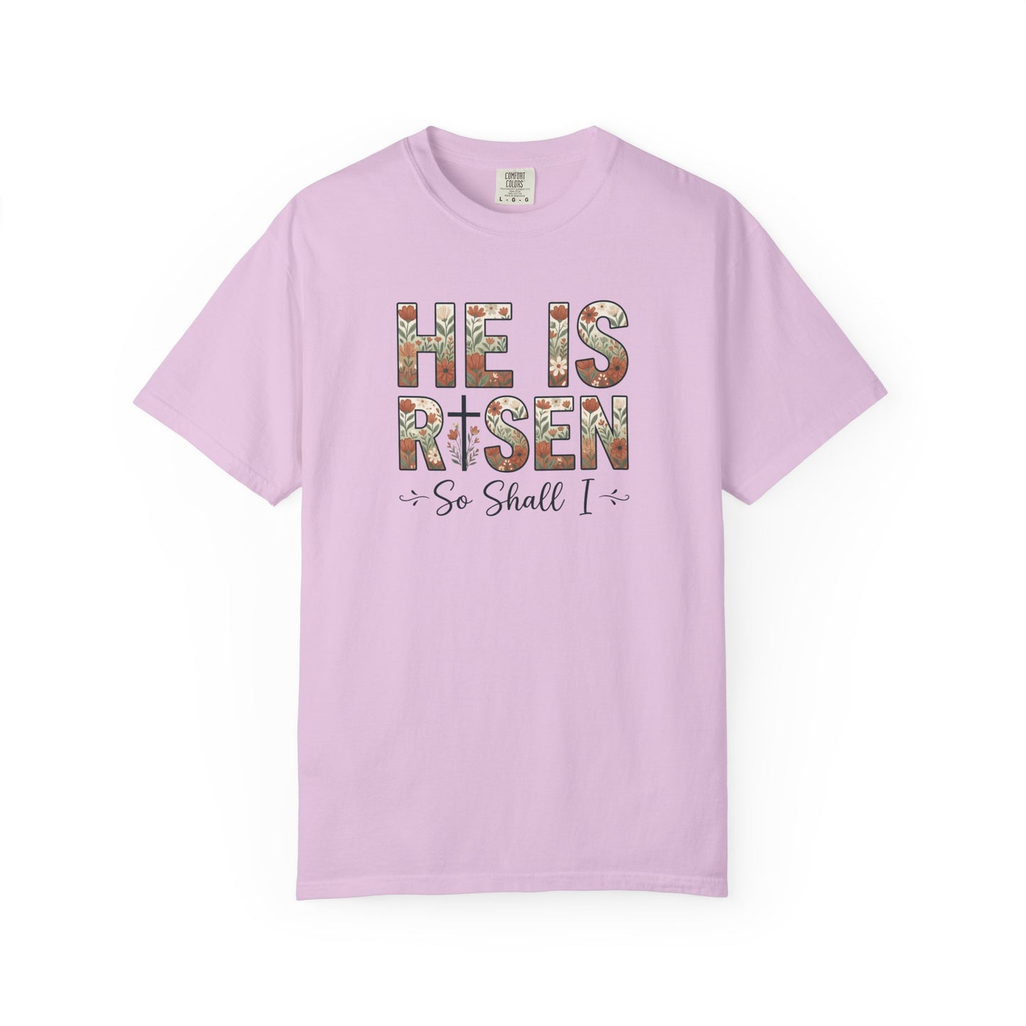 He is Risen Easter T-Shirt | Christian Faith Spring Tee