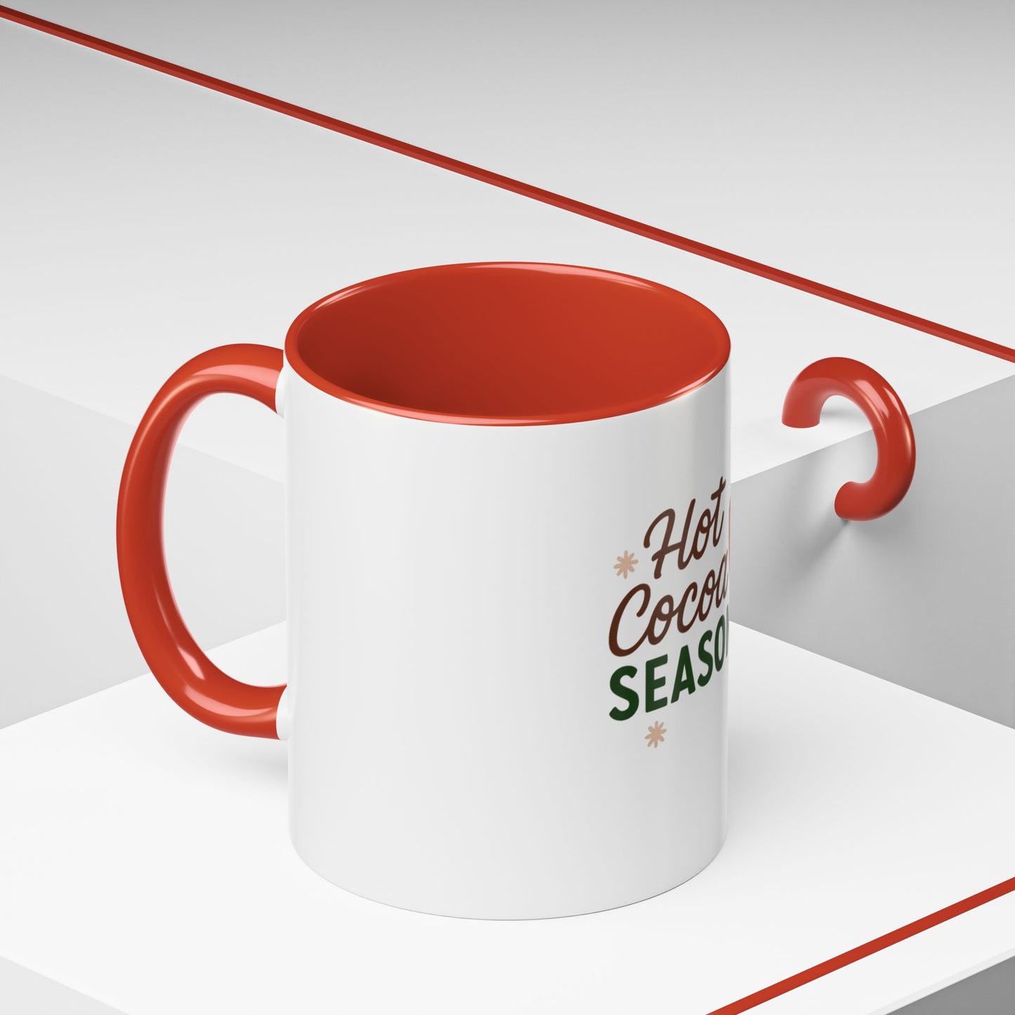Hot Cocoa Season Mug | Cozy Winter Chocolate Cup