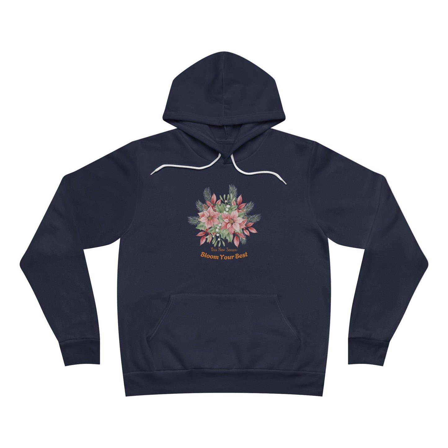 "This New Season – Bloom Your Best" Floral Hoodie