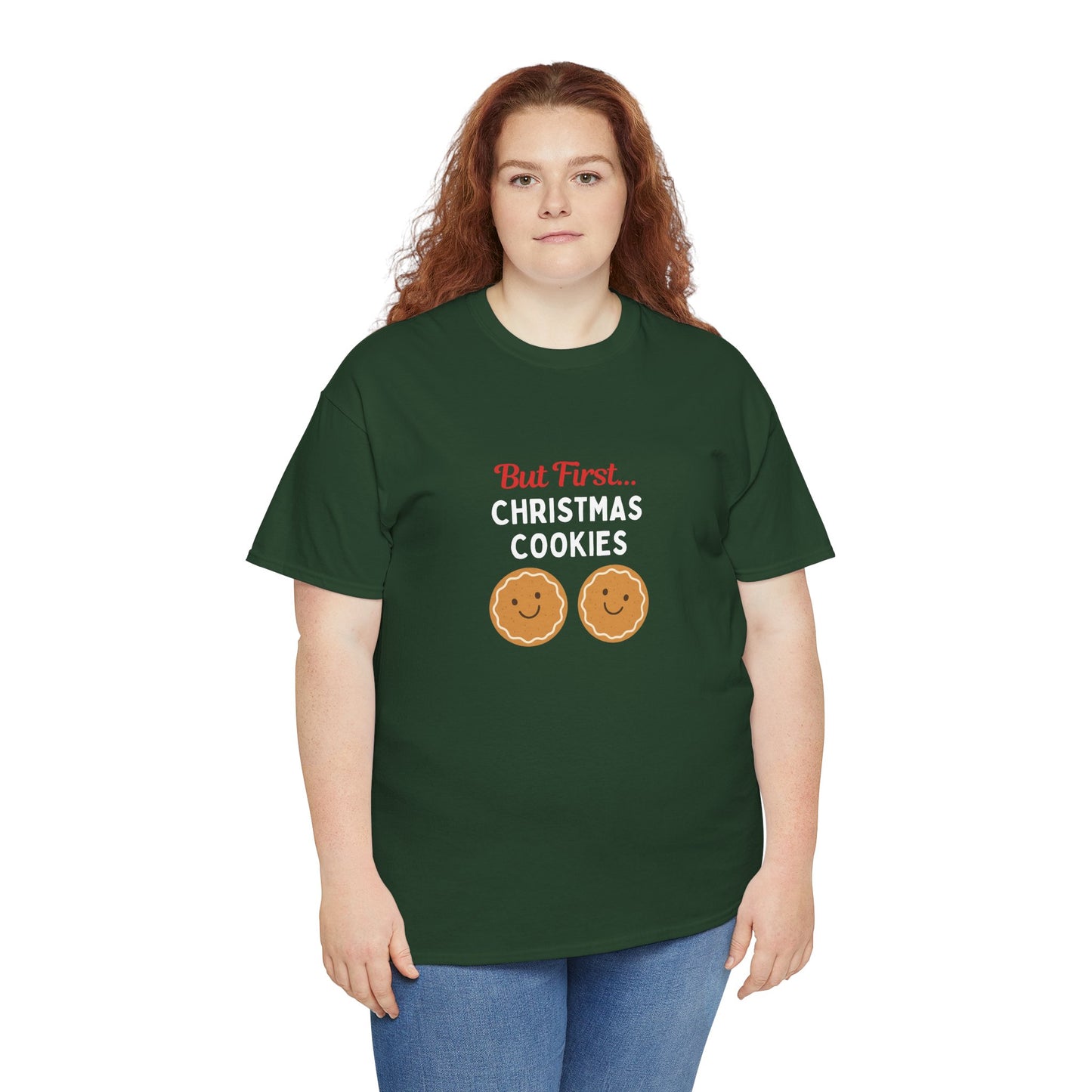But First… Christmas Cookies T-Shirt | Funny Holiday Baking Tee