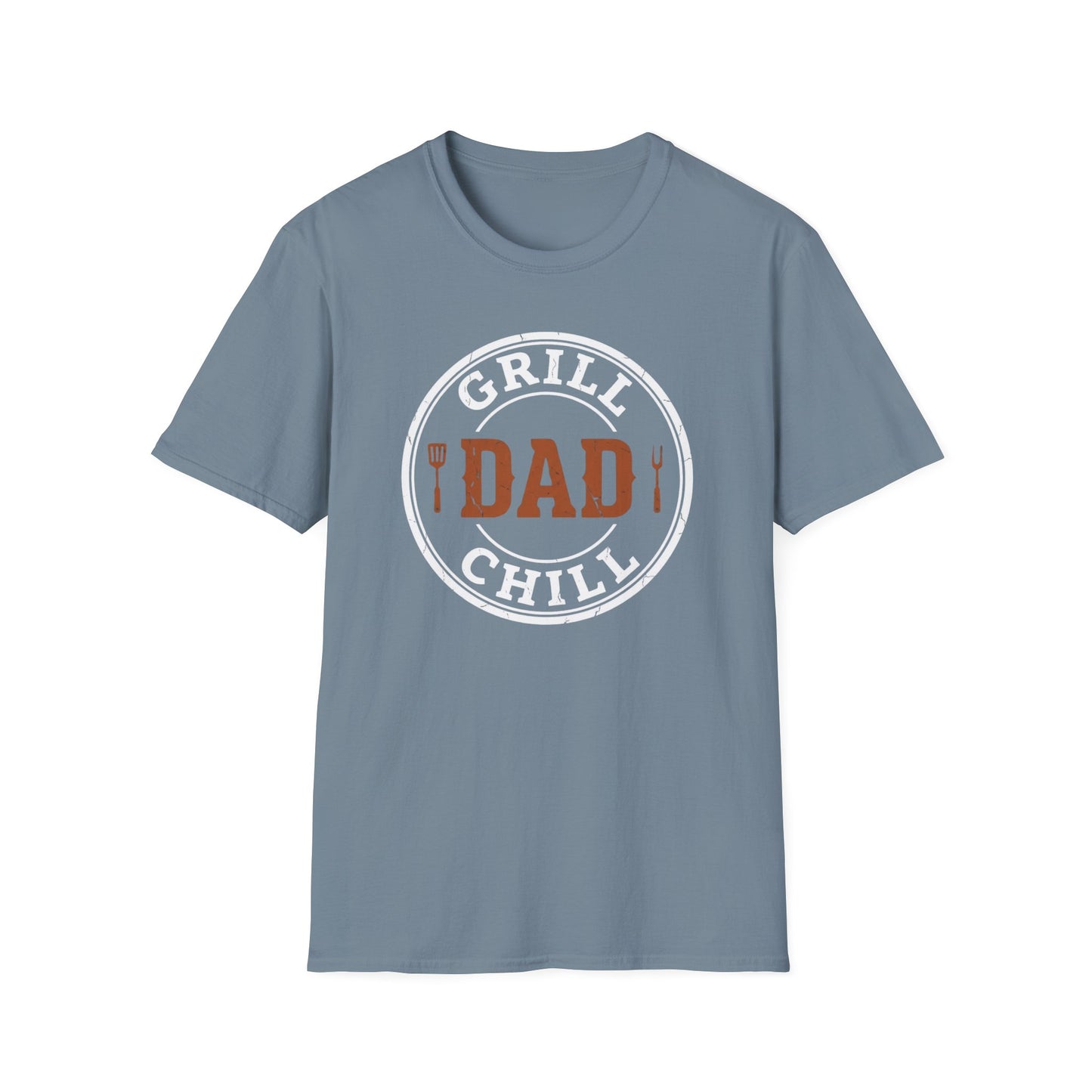 Grill and Chill Dad Shirt | BBQ Dad Father's Day Tee | Funny Dad Grilling Gift | BBQ Lover Dad Shirt