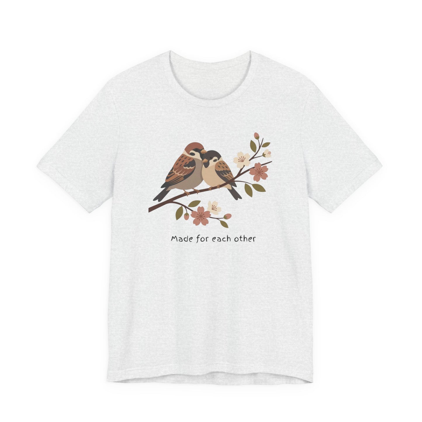 Made for Each Other Tee — Symbolic Expression with Birds
