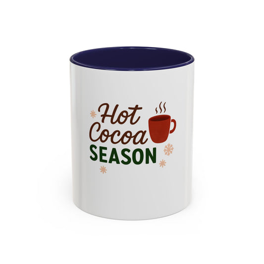 Hot Cocoa Season Mug | Cozy Winter Chocolate Cup