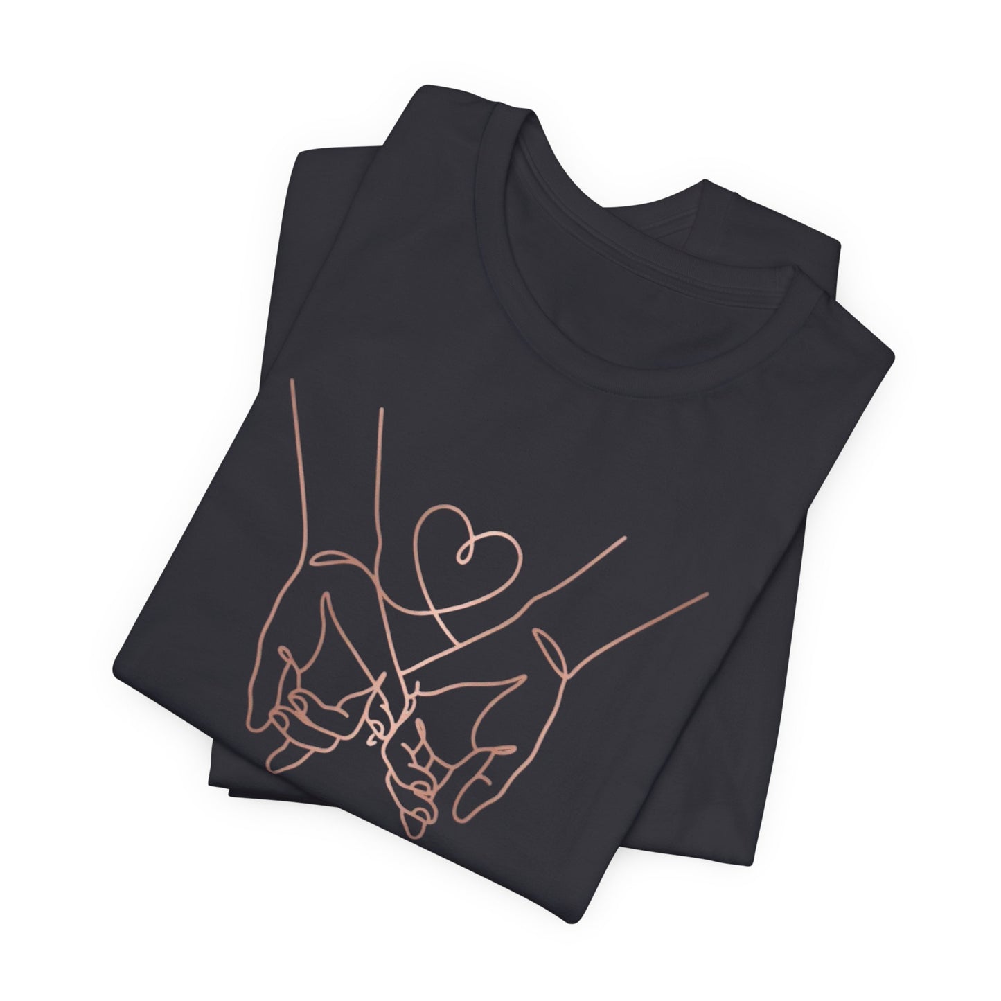 "Happily Ever After" Tee — Beautiful Line Art Love Bond