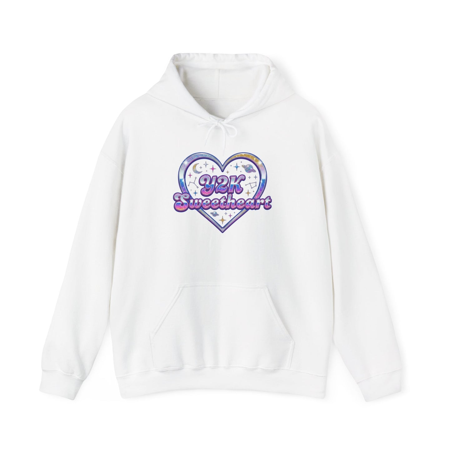 Y2K Sweetheart Classic Warmth Hoodie – Valentine Cozy Heart