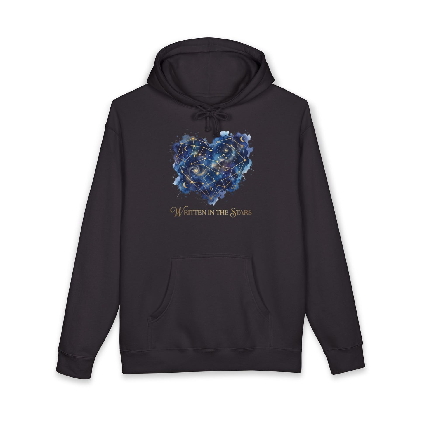 Galaxy Heart Hoodie — "Written in the Stars" Astral Graphic Pullover