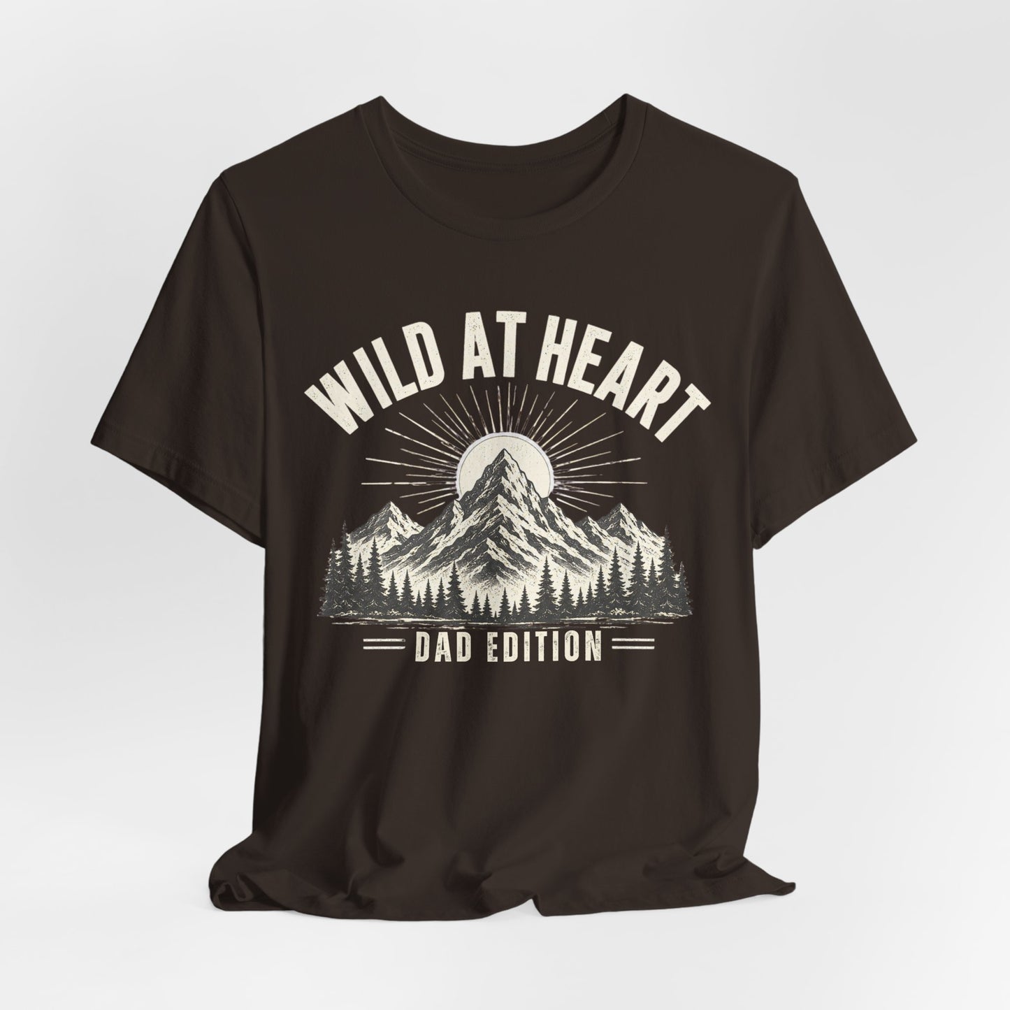 Wild at Heart Dad Shirt | Outdoor Adventure Father's Day Tee | Mountain Dad Gift | Nature Lover Dad