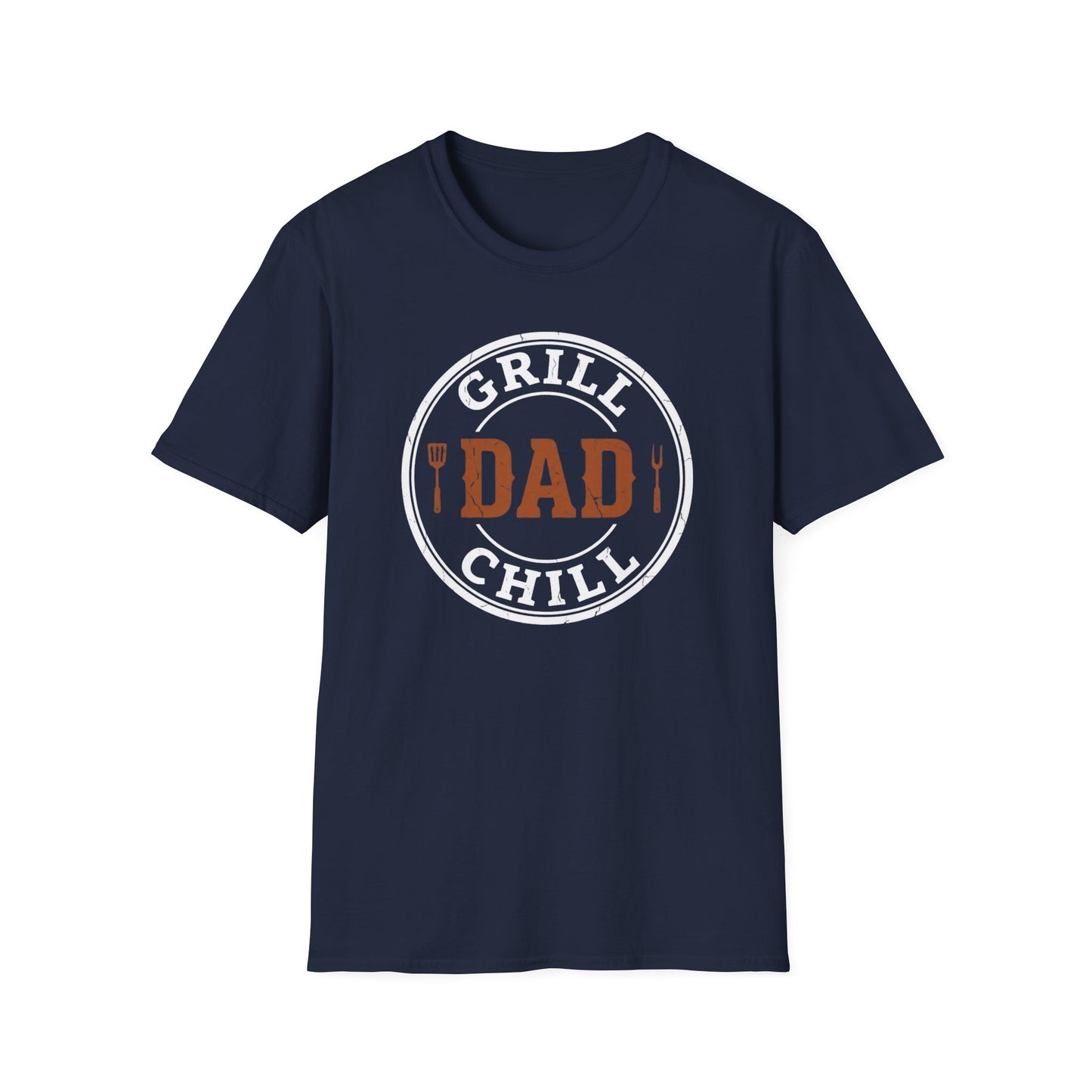 Grill and Chill Dad Shirt | BBQ Dad Father's Day Tee | Funny Dad Grilling Gift | BBQ Lover Dad Shirt