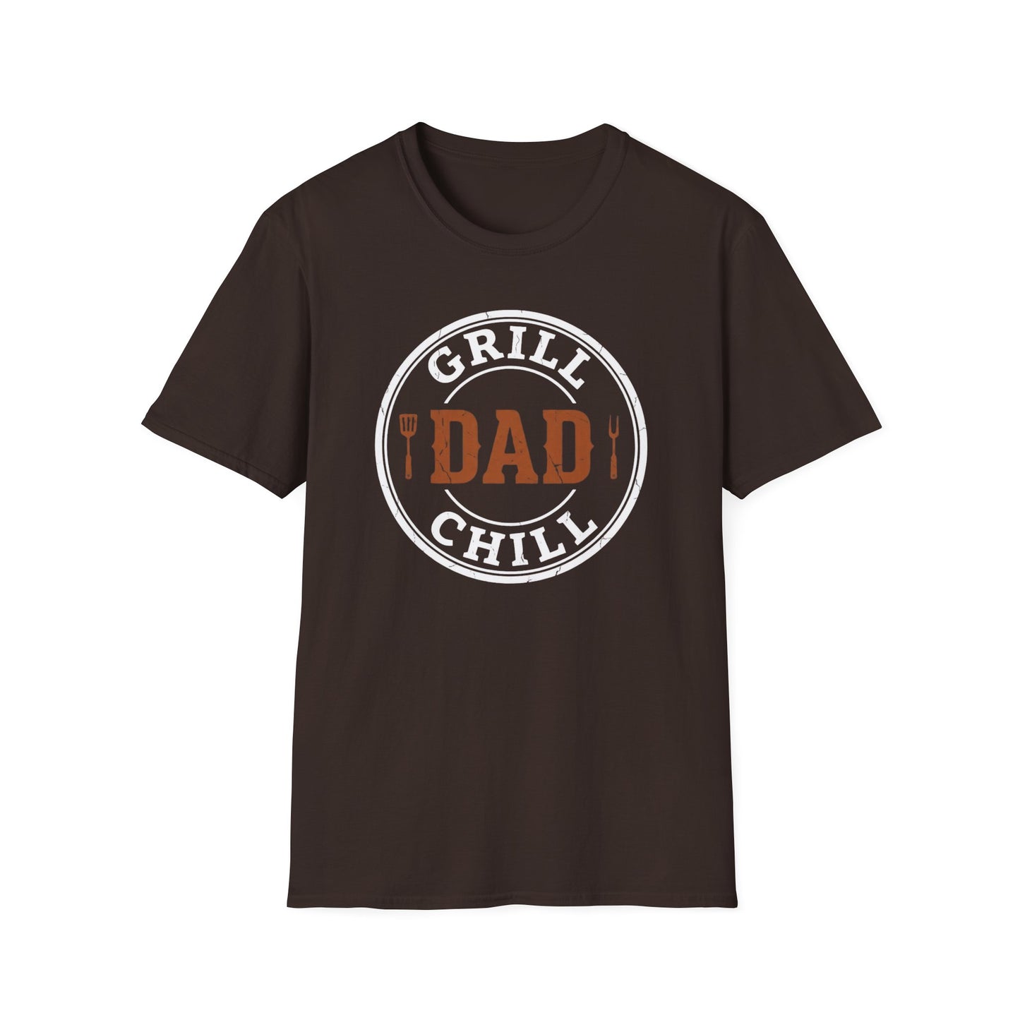 Grill and Chill Dad Shirt | BBQ Dad Father's Day Tee | Funny Dad Grilling Gift | BBQ Lover Dad Shirt