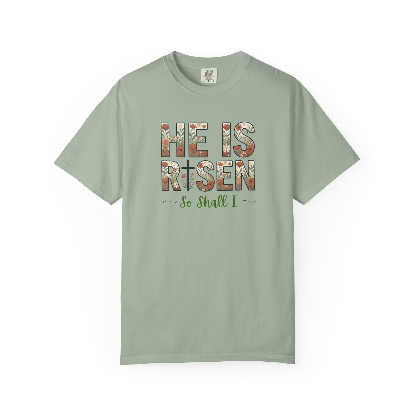 He is Risen Easter T-Shirt | Christian Faith Spring Tee