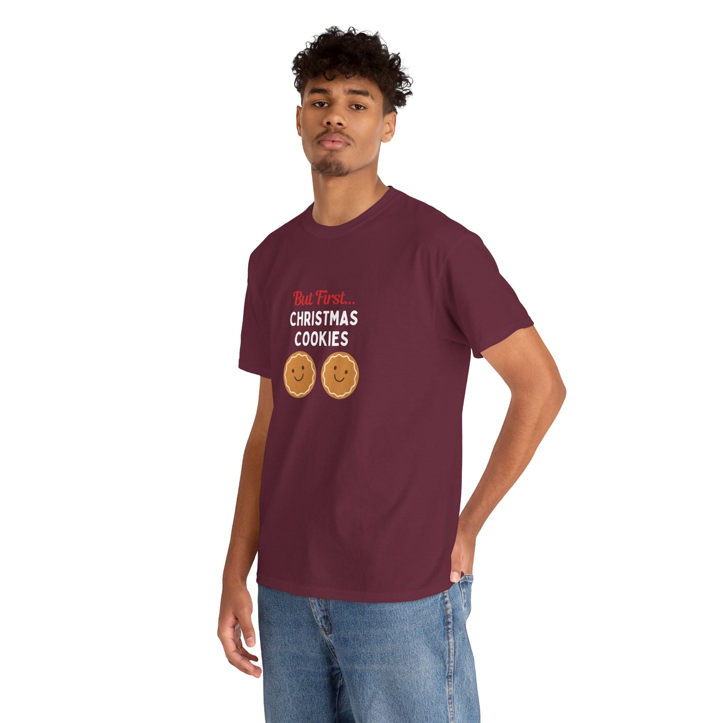 But First… Christmas Cookies T-Shirt | Funny Holiday Baking Tee