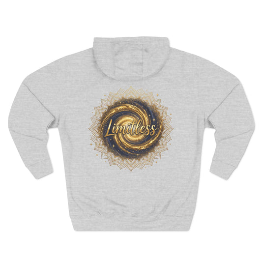 "Limitless" Hoodie | Back Print Inspirational Mandala Pullover