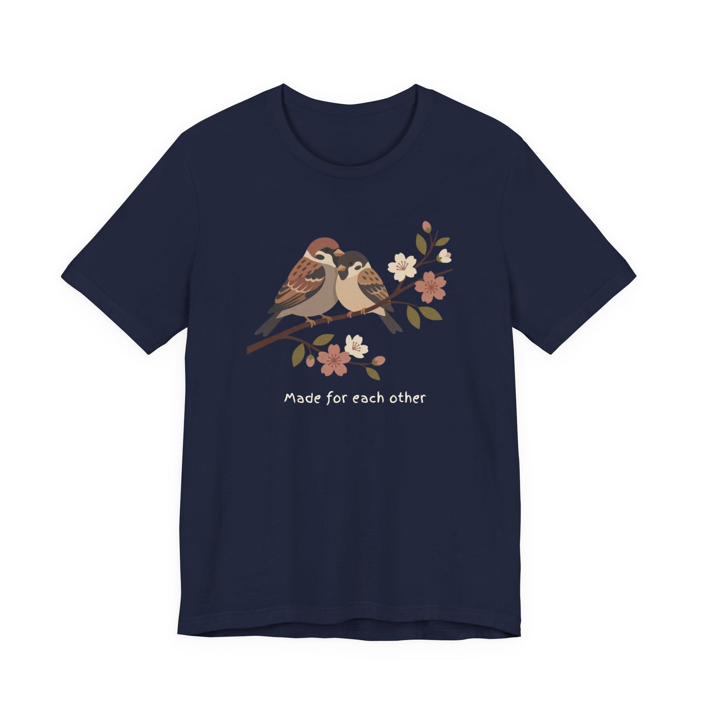 Made for Each Other Tee — Symbolic Expression with Birds