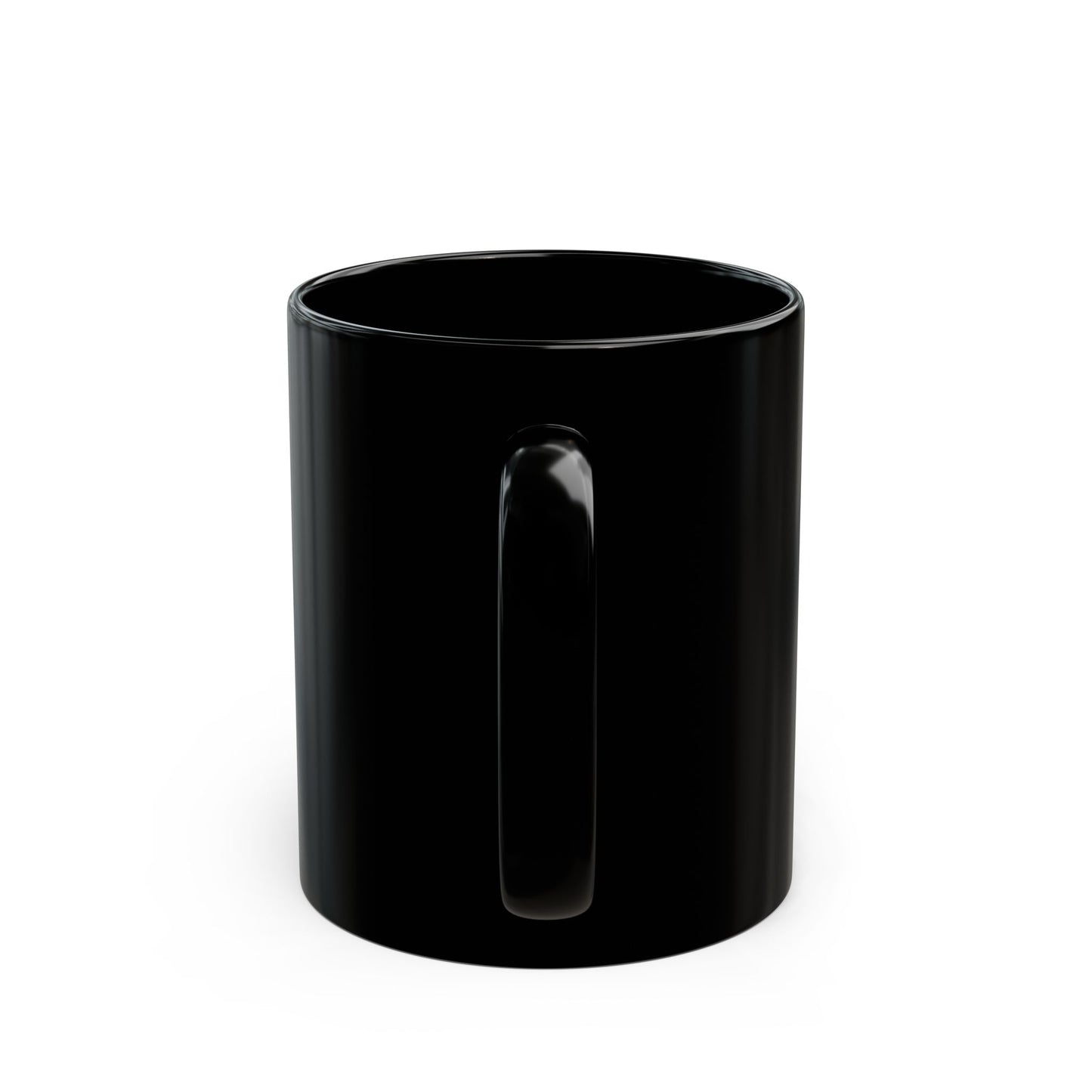 Merry Woofmas! Dog Christmas Mug — Black Center Design