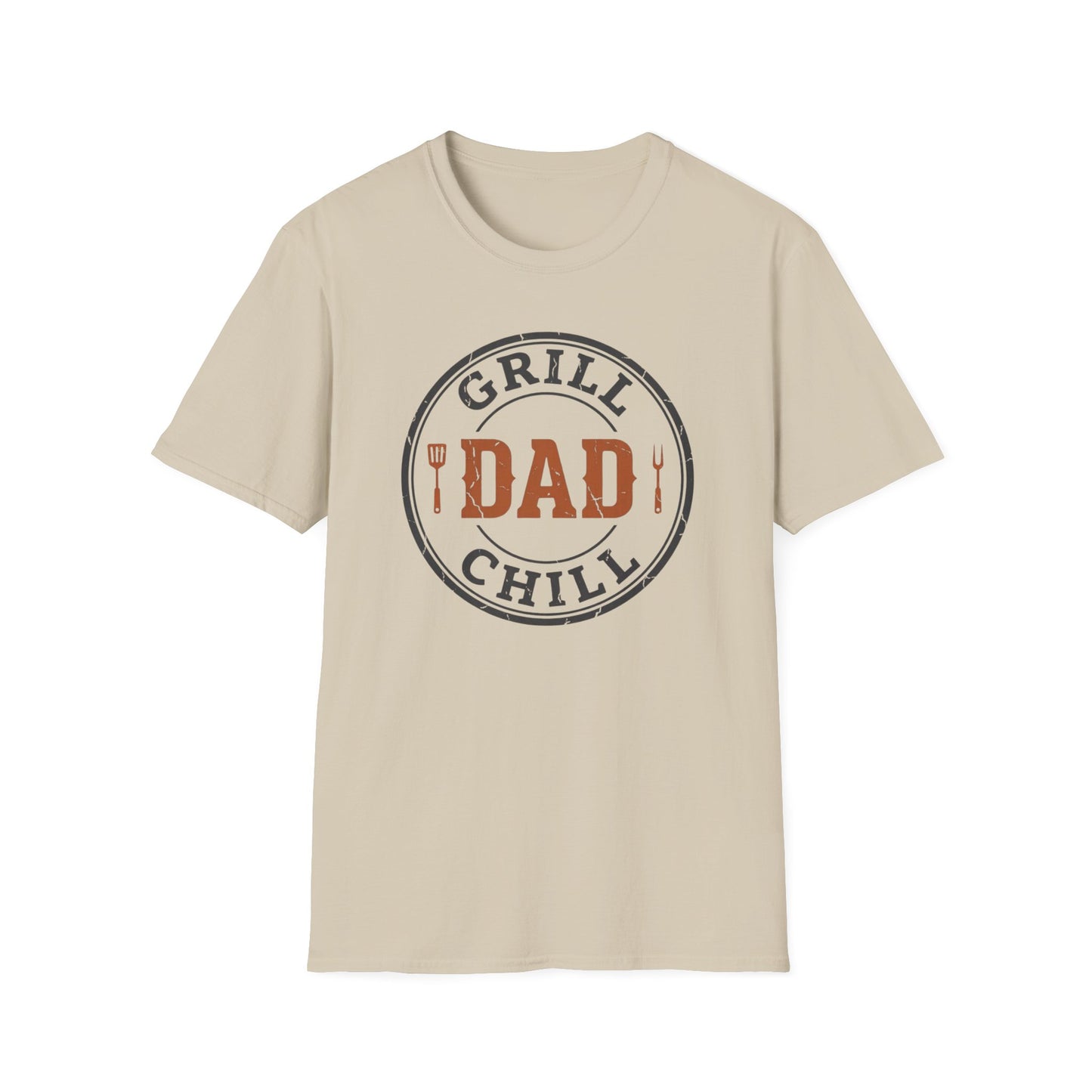 Grill and Chill Dad Shirt | BBQ Dad Father's Day Tee | Funny Dad Grilling Gift | BBQ Lover Dad Shirt