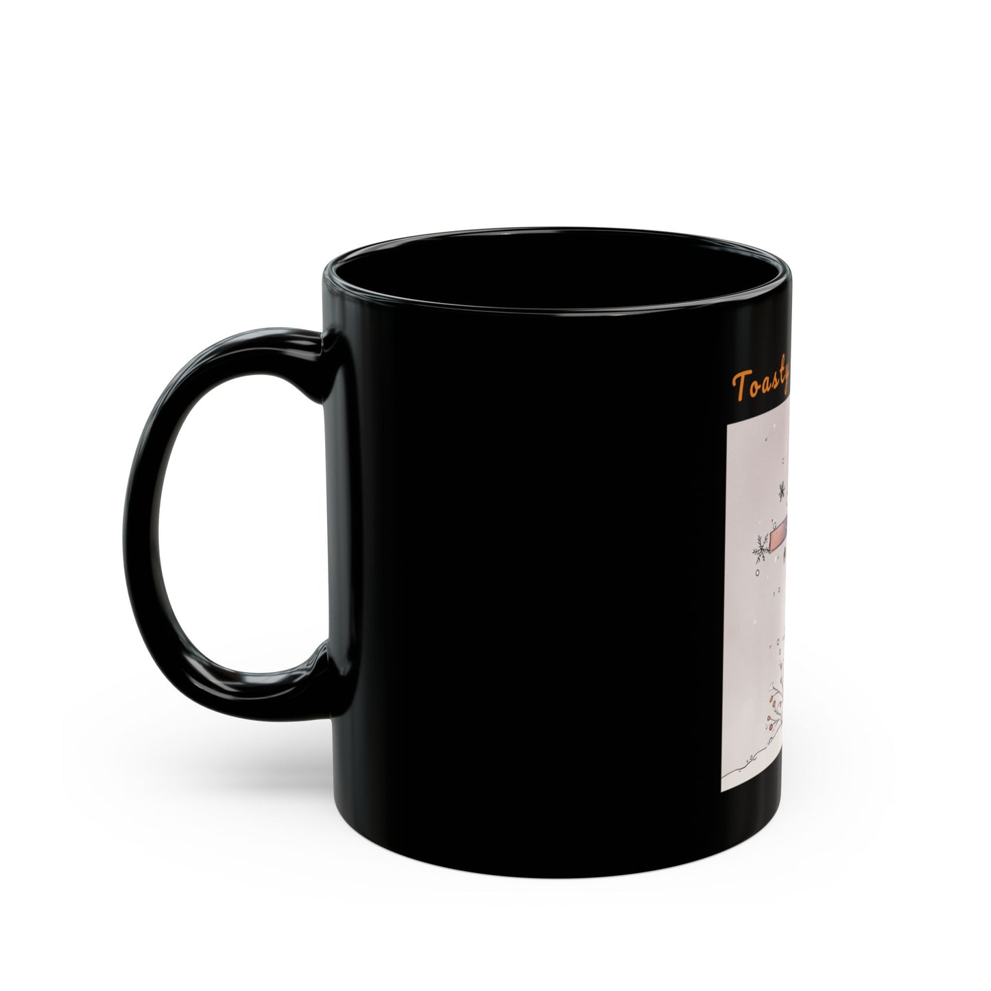 Toasty & Blessed – Christian Winter Mug - Black (11oz & 15oz)
