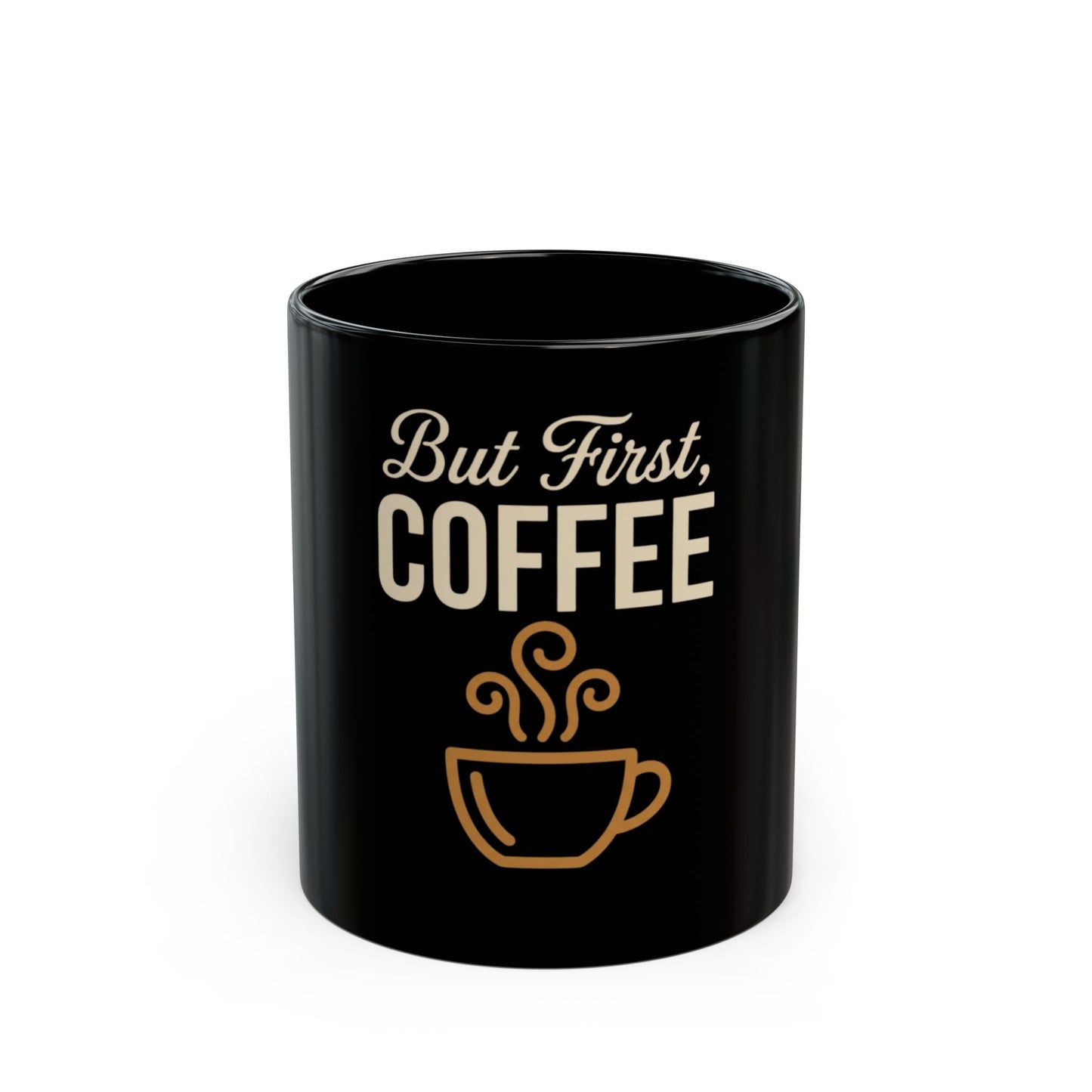 "But First, Coffee" – Minimalist Coffee Lover Mug