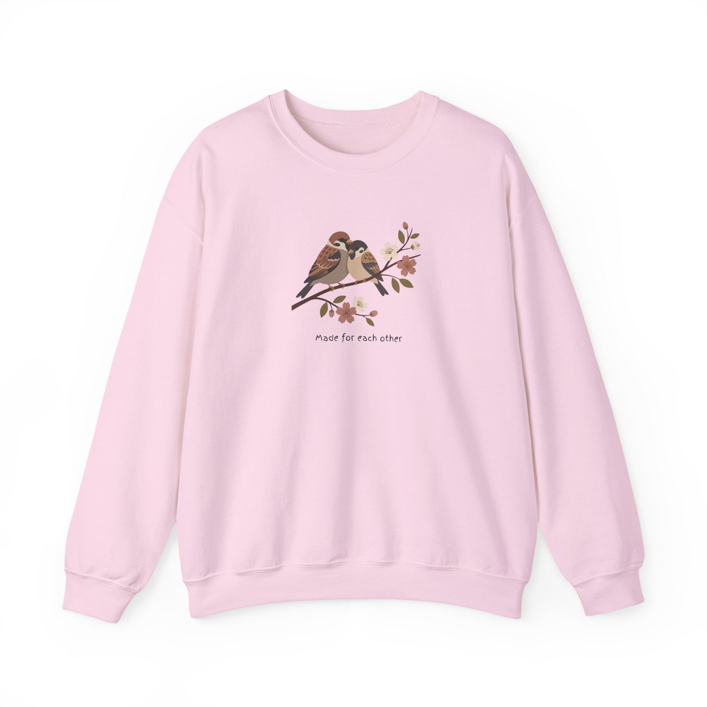 Made for Each Other Sweatshirt – Love Birds Valentine Crewneck