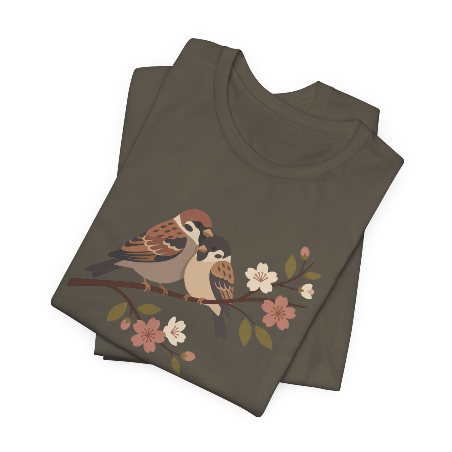 Made for Each Other Tee — Symbolic Expression with Birds