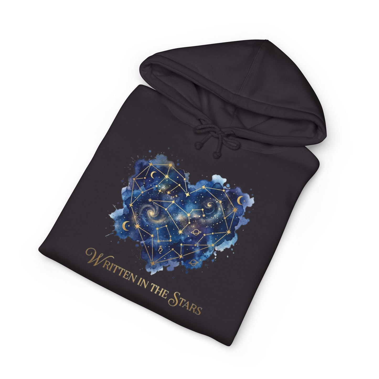 Galaxy Heart Hoodie — "Written in the Stars" Astral Graphic Pullover