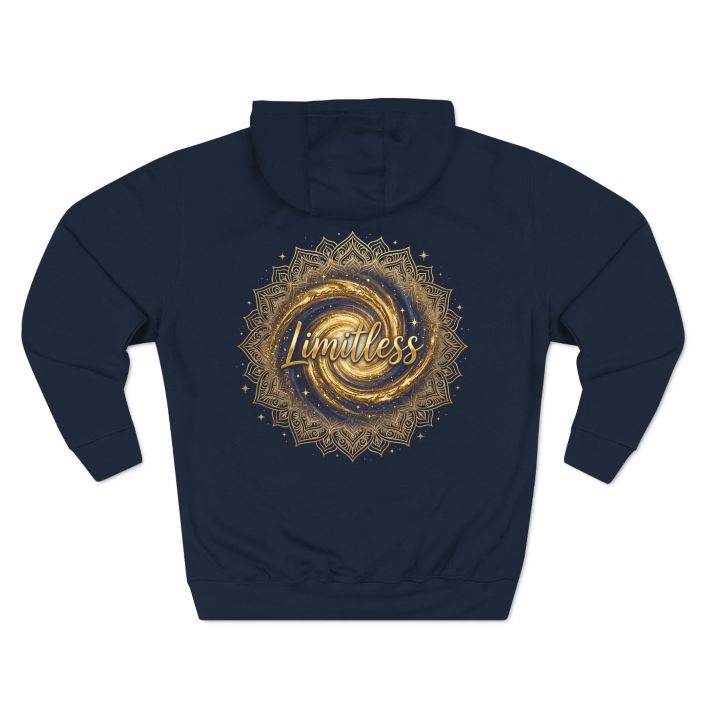 "Limitless" Hoodie | Back Print Inspirational Mandala Pullover