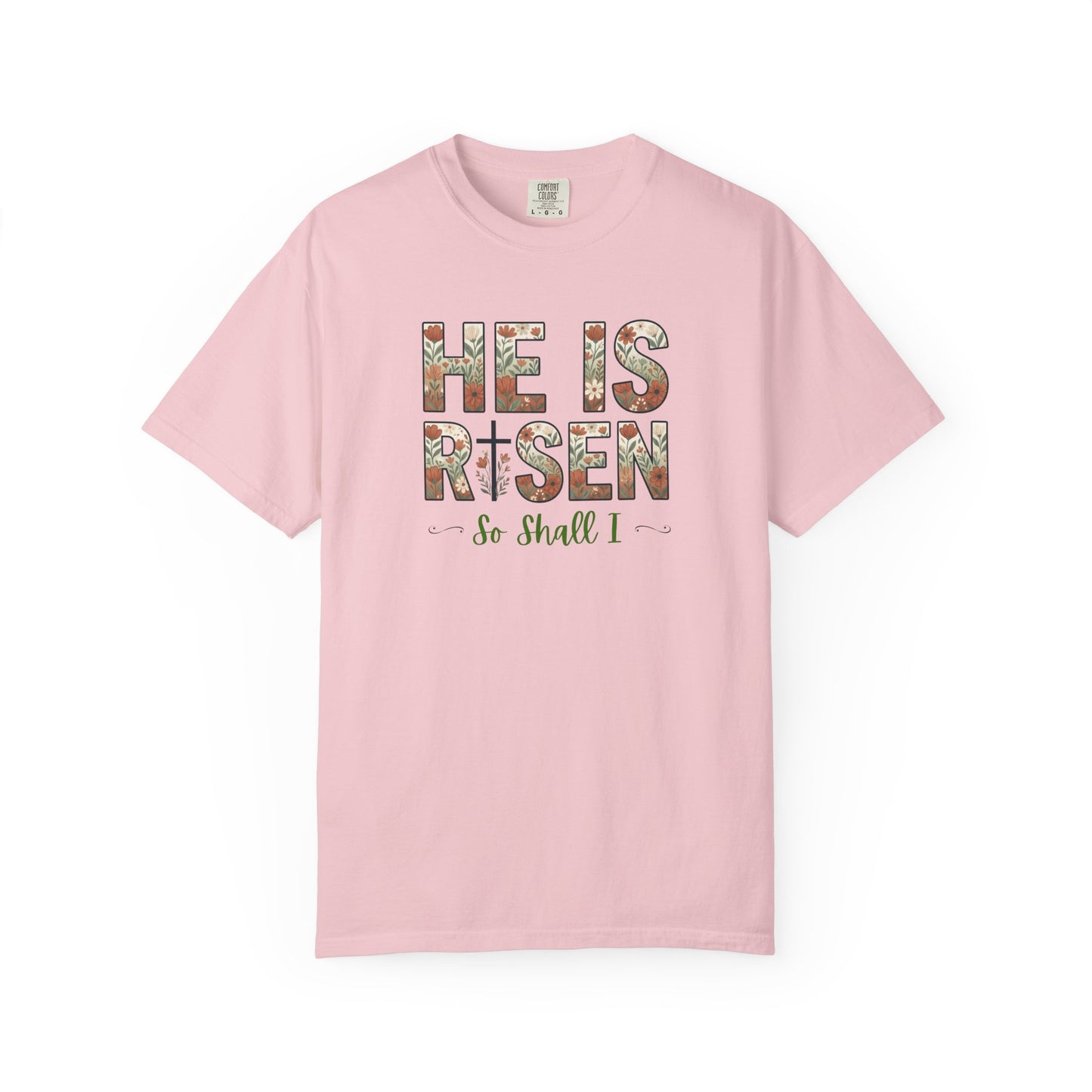 He is Risen Easter T-Shirt | Christian Faith Spring Tee