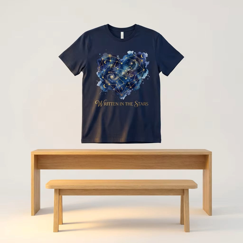Love Written in the Stars Tee – Celestial Valentine Shirt
