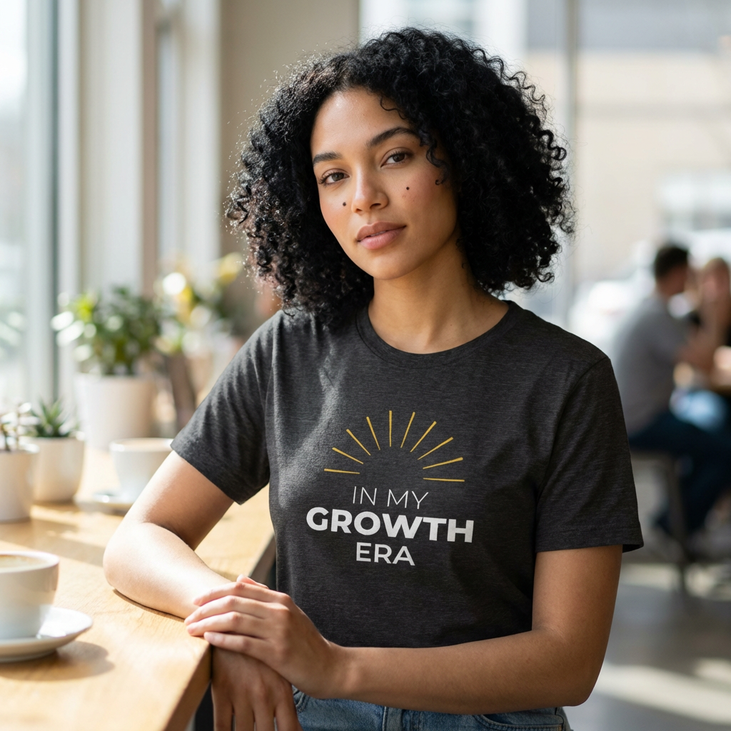 In My Growth Era T-Shirt | Bold Motivation Spring Tee for Women