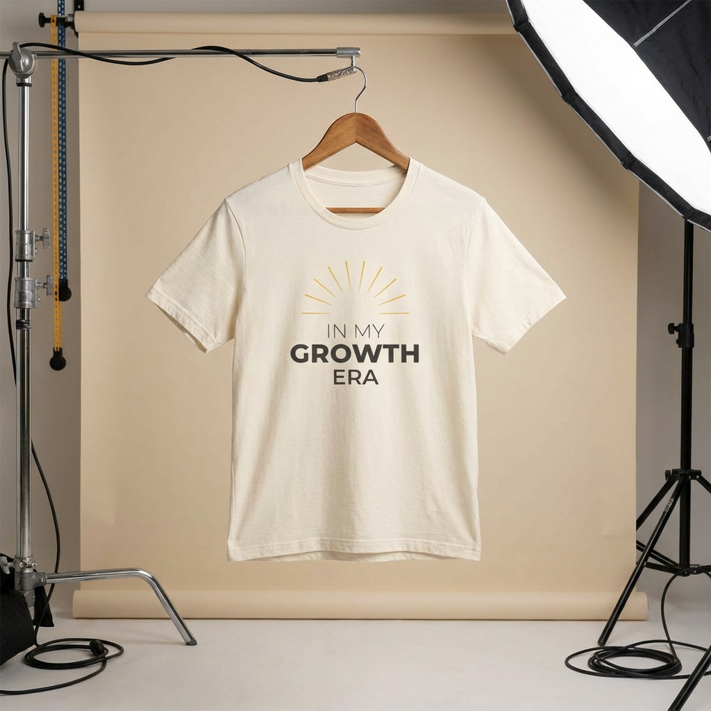 In My Growth Era T-Shirt | Bold Motivation Spring Tee for Women