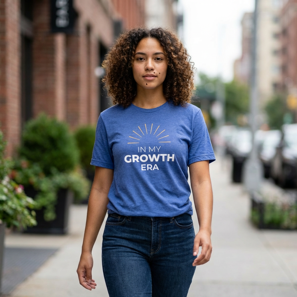 In My Growth Era T-Shirt | Bold Motivation Spring Tee for Women