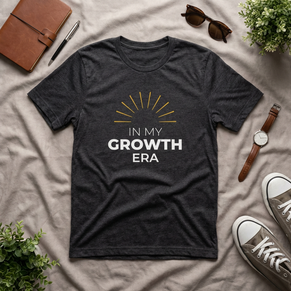 In My Growth Era T-Shirt | Bold Motivation Spring Tee for Women