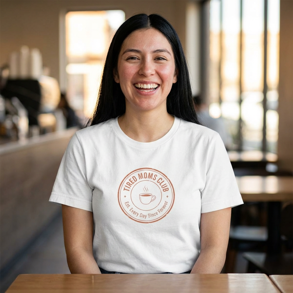 Tired Moms Club T-Shirt | Funny Mother's Day Tee | Relatable Mom Gift | Humor Mom Shirt | Gift from Kids