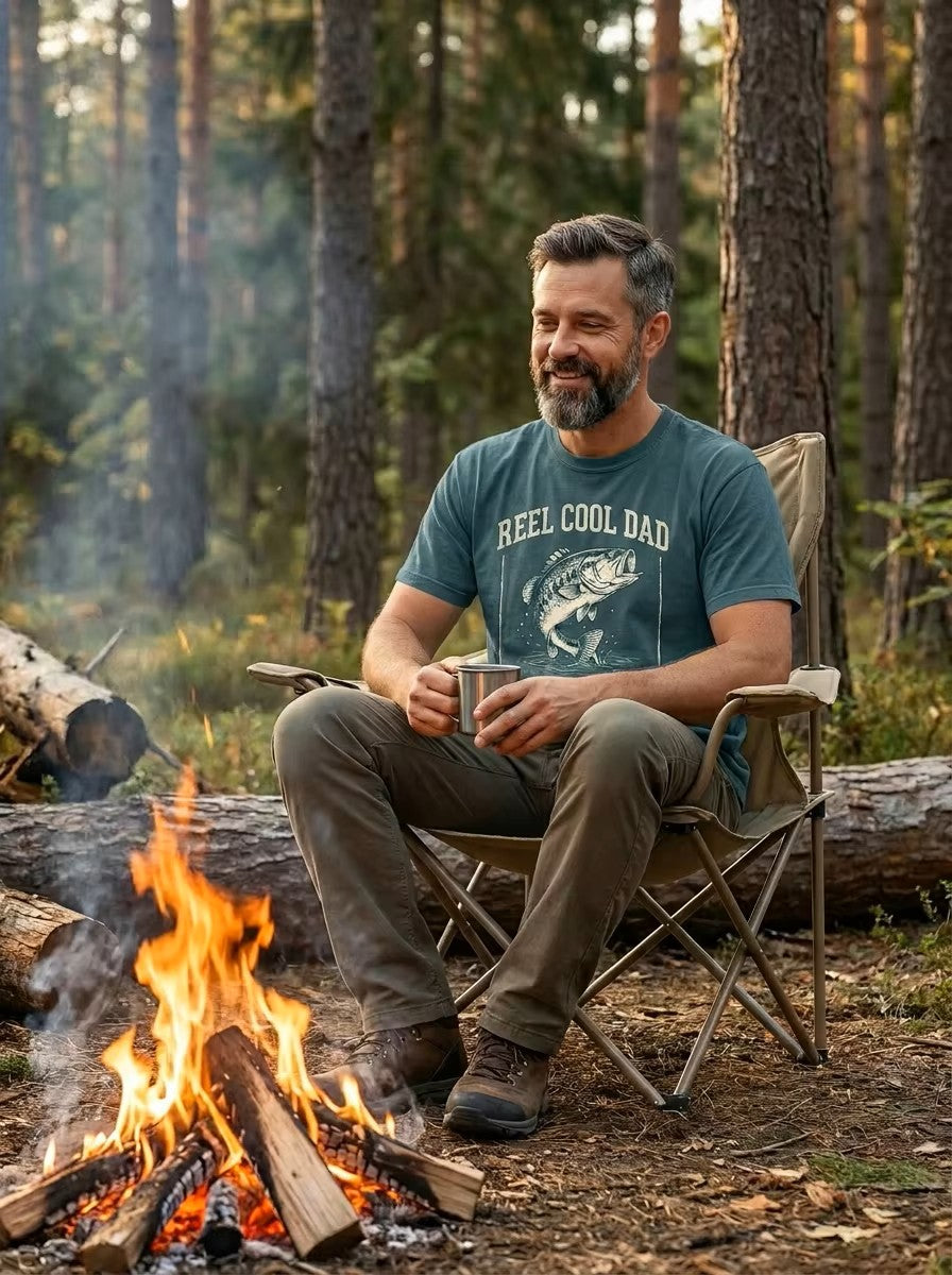 "Reel Cool Dad" Fishing T-Shirt — For those Inspired Fishermen