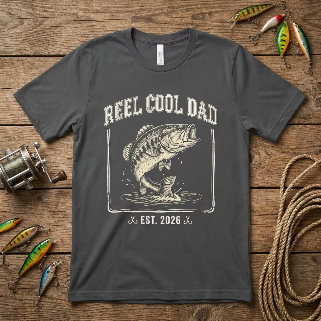 "Reel Cool Dad" Fishing T-Shirt — For those Inspired Fishermen