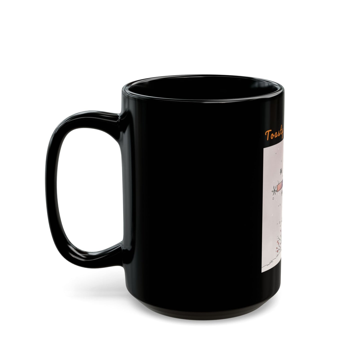 Toasty & Blessed – Christian Winter Mug - Black (11oz & 15oz)