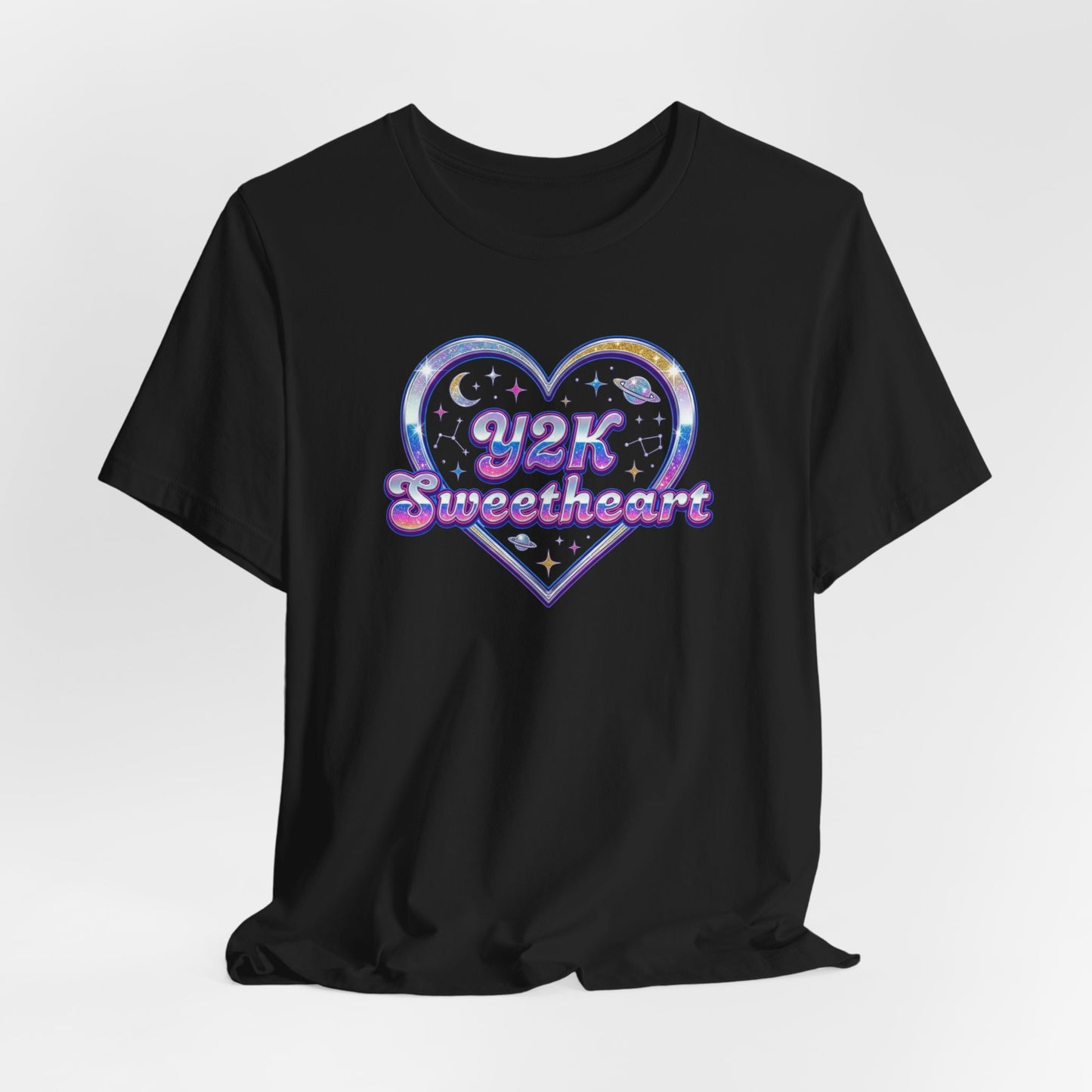 Y2K Sweetheart Tee – Retro Heart Valentine Shirt