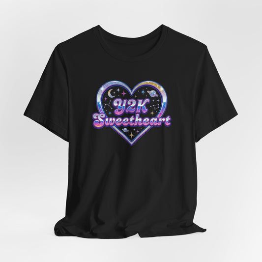 Y2K Sweetheart Tee – Retro Heart Valentine Shirt