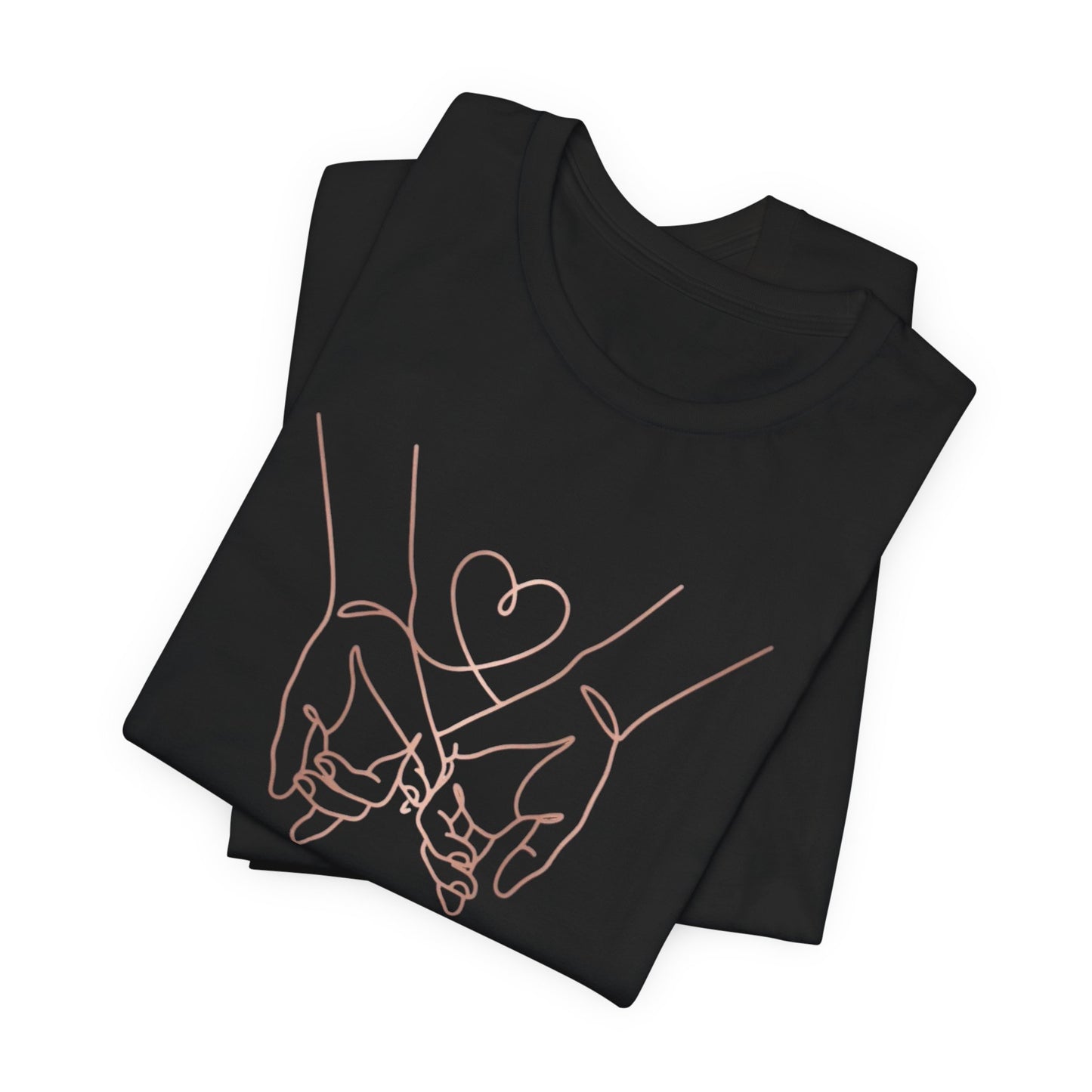 "Happily Ever After" Tee — Beautiful Line Art Love Bond