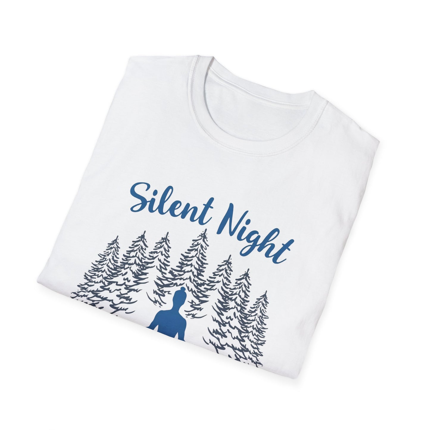 Silent Night, Mindful Might — Winter Meditation T-Shirt