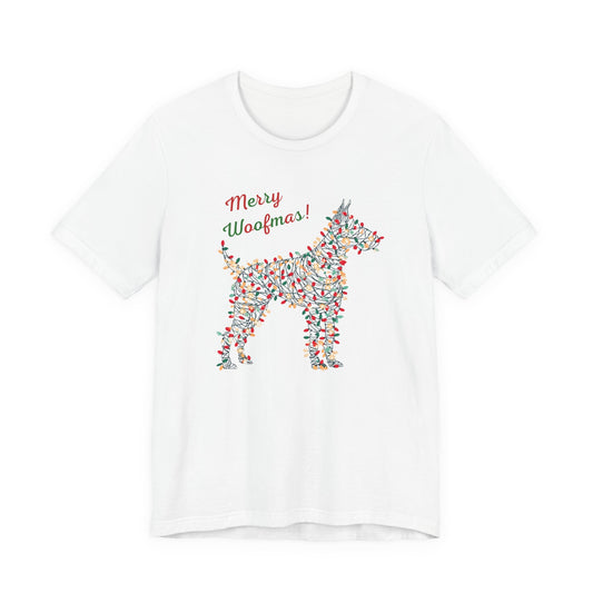 Merry Woofmas! Dog Christmas Lights T-Shirt